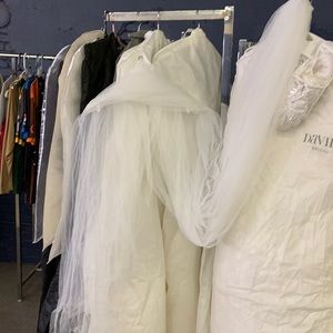 Beautiful veil white